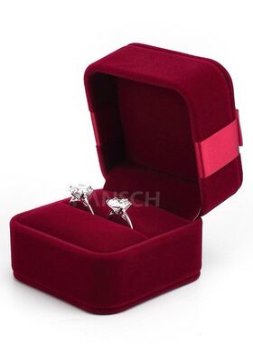 戒指盒婚礼一对首饰盒求