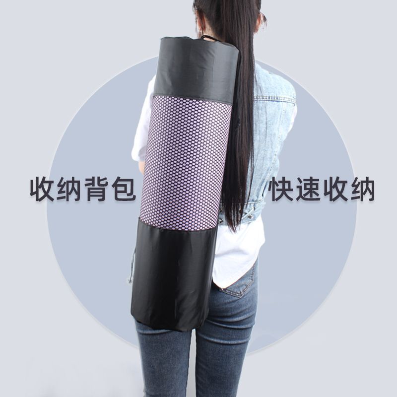 Special mesh bag for yoga mat storage bag
