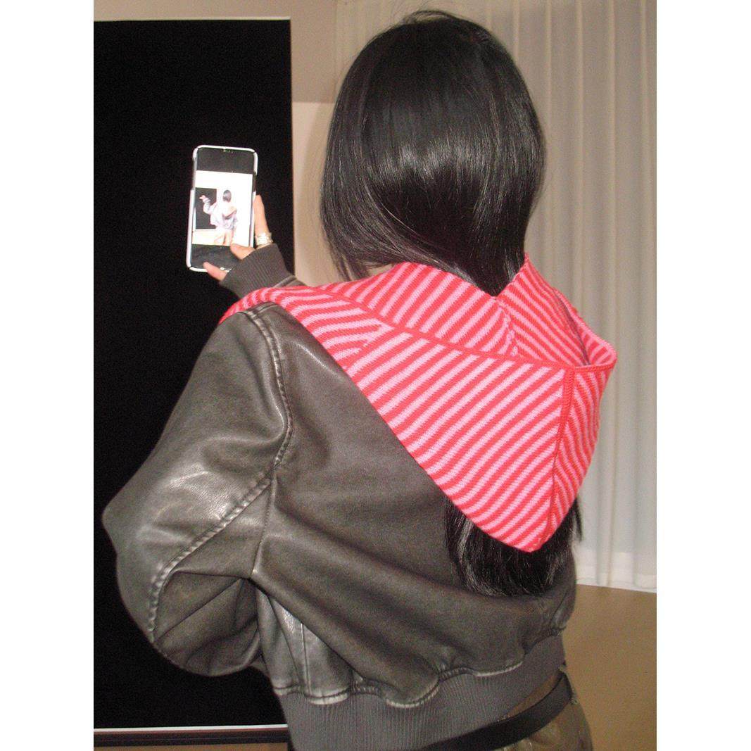 内搭假帽子多种风格秋冬韩版条纹帽子围巾一体女保暖披肩围脖毛线,淘宝优惠券,粉丝福利购,淘宝优惠卷