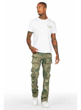 H 63543 Men's Casual Straight Leg Pants 士直筒休闲裤