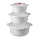 Hui Steamed Longjia Special Vegetable Plastic Fresh Box Noodle Bowl Rice Box Soup Bowl Heating Container Microwave Food Grade