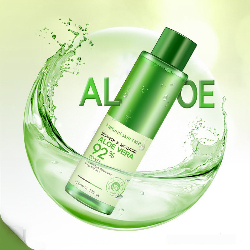 Aloe Vera cleanser lotion face gel mask 4pcs芦荟补水四件套 - 图1