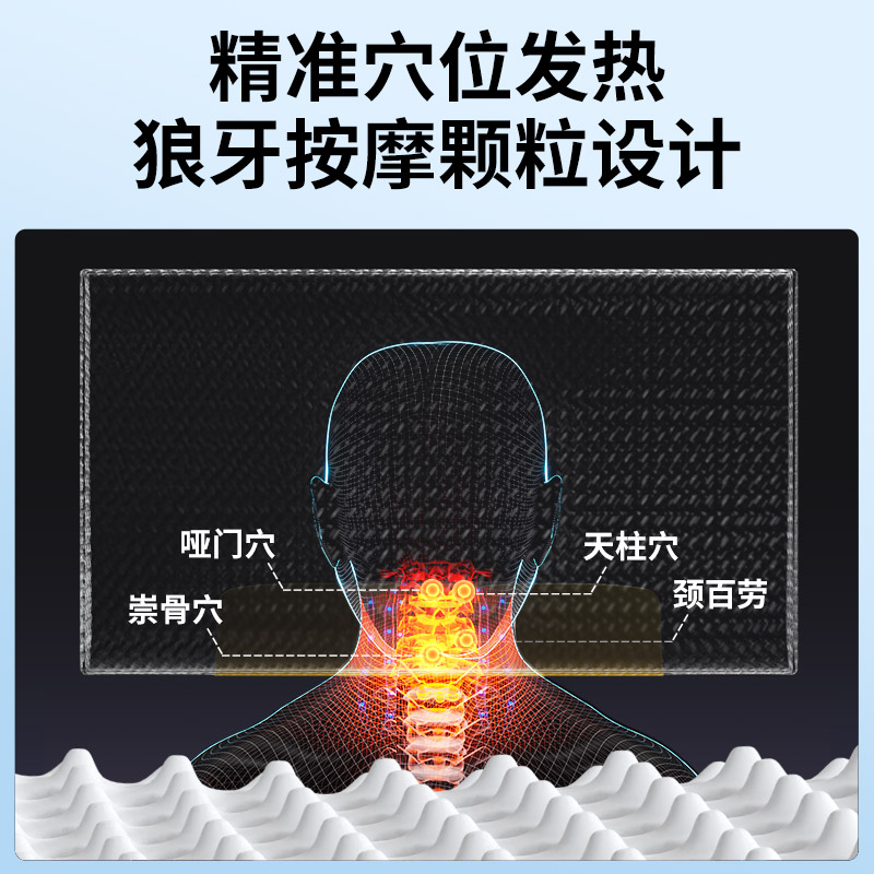 龙氏枕龙层花第六代枕头护颈椎助睡眠专用修复碳钎维保健颈椎枕芯-图3