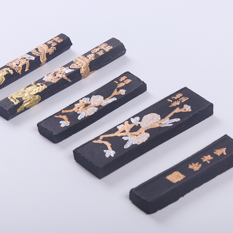 昔今堂一两二两徽墨墨条墨块墨锭松烟墨书画墨作品墨腚国画书法作品用墨_虎窝淘