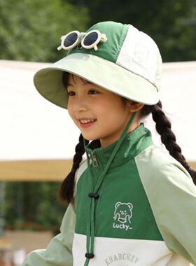送眼镜！3-10岁儿童渔夫帽
