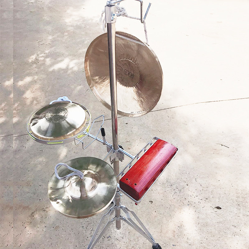一打三铜器架不锈钢戏剧打击乐器演出架罗镲锣鼓架子多功能
