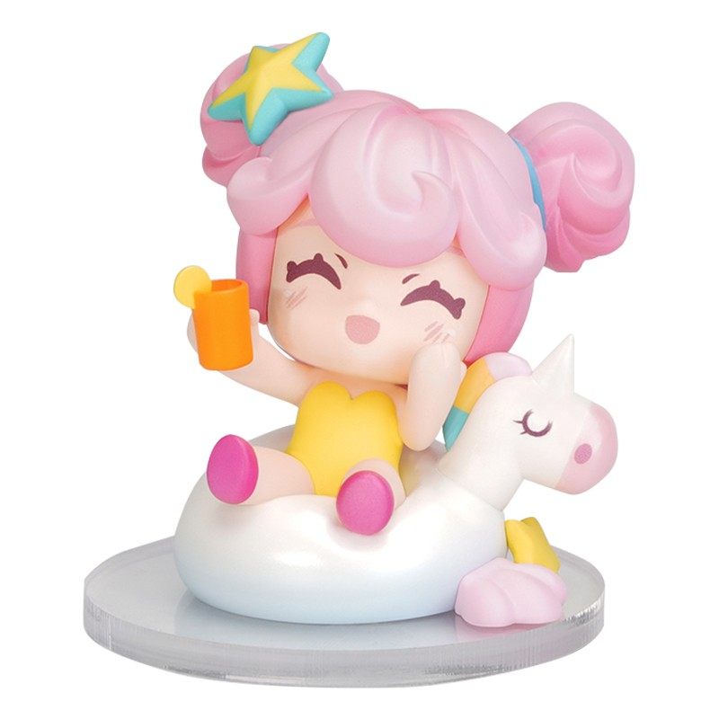 王者荣耀手办王者荣耀正版峡谷小憩盒蛋后羿程咬金花木兰小乔红BUFF瑶手办公仔