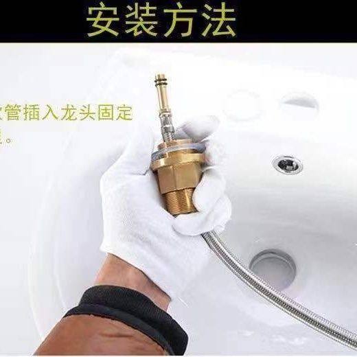 洗手盆连接软管4分水龙头进水管水管防爆菜盆面盆冷热304不锈钢编,淘宝优惠券,粉丝福利购,淘宝优惠卷