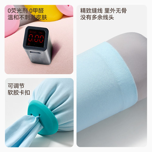 安抚糖果枕多功能新生婴儿枕头儿童哄睡神器宝宝透气圆柱靠背抱枕 - 图3