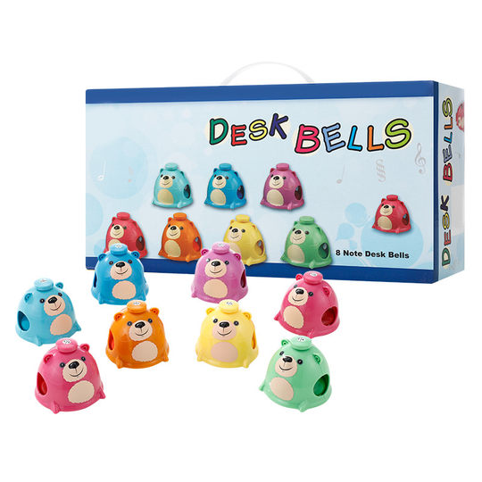 音乐壳按钟老鼠多彩钟奥尔夫儿童八音按铃音乐启蒙教学打击乐器