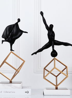 金属样板房书柜轻奢风软装饰品