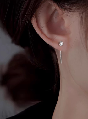 2025超火耳环轻奢如意结