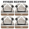 Double wall panel large screen ultra-thin built-in TV telescopic rack