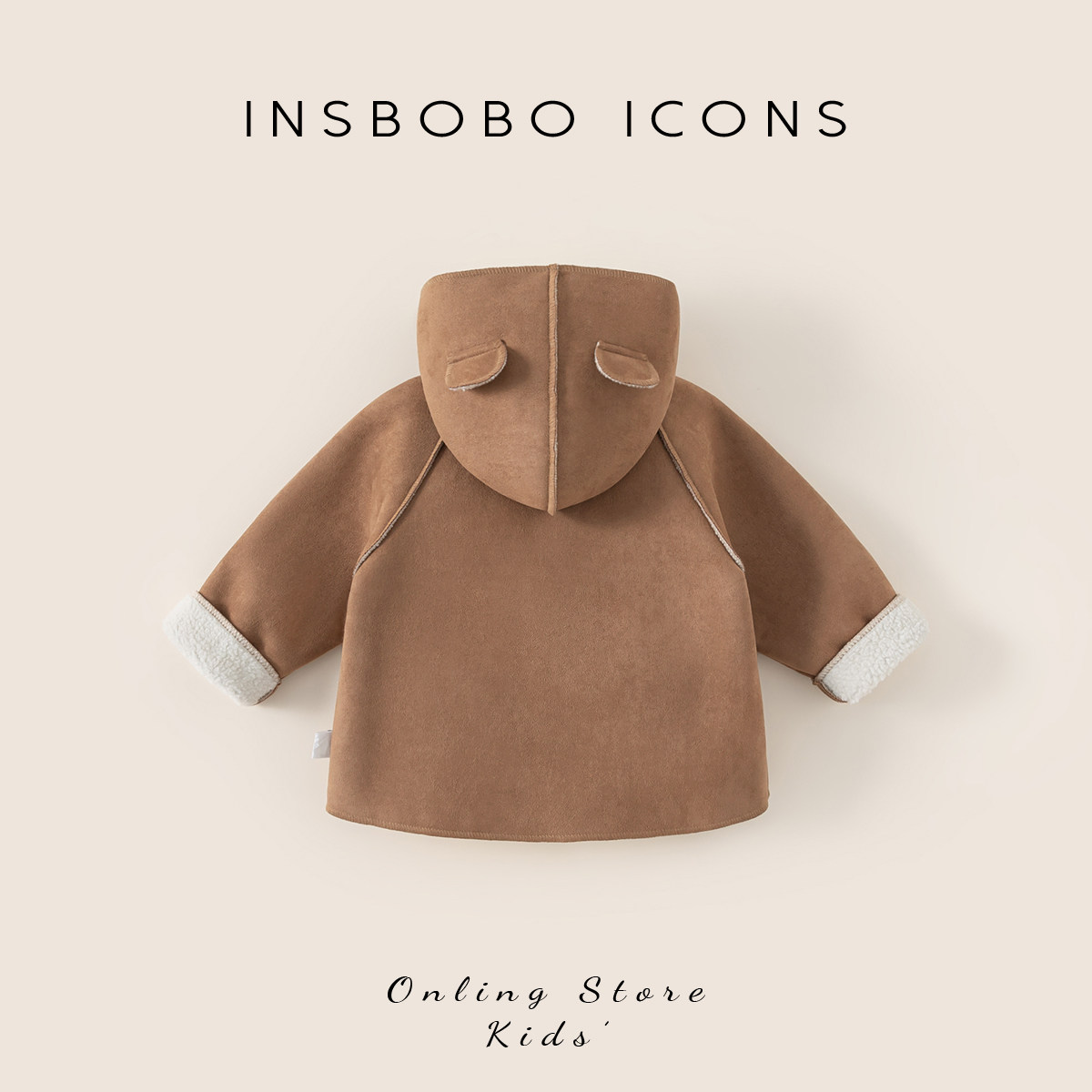 INSbobo女童外套2025冬季新款儿童加厚上衣宝宝中长款秋冬装衣服,淘宝优惠券,粉丝福利购,淘宝优惠卷