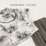 Летняя одежда, детский комплект, китайский стиль, детская одежда, в западном стиле