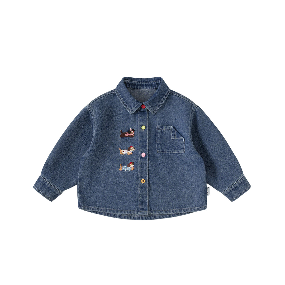 INSbobo男童外套2026春季新款女童牛仔上衣儿童开衫洋气衣服春装,淘宝优惠券,粉丝福利购,淘宝优惠卷