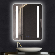 Smart Bathroom Mirror Hotel Mirror With Light Led Luminous Mirror Anti-Fog Bathroom Mirror Wall-mounted Guesthouse Toilet Mirror