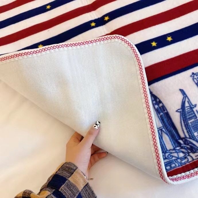 正品红豆电热毯双人双控安全调温