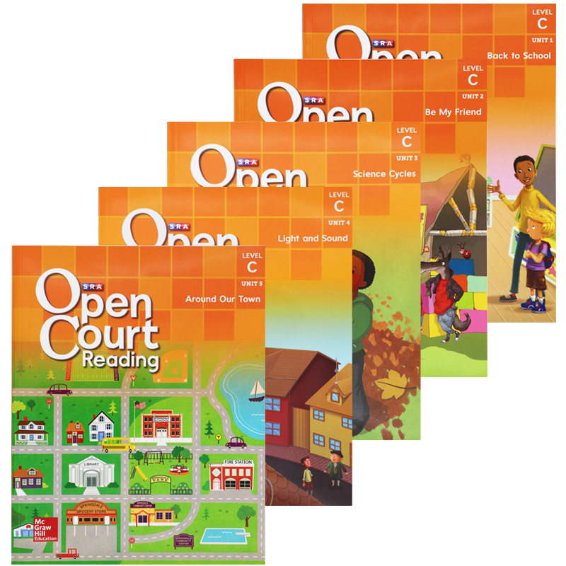 英文原版 Open Court Reading C1-5级别 Skills Practice 10册 儿童英语阅读训练教材+练习册+CD光盘 Mc Graw Hill 麦格劳希尔教育 - 图3