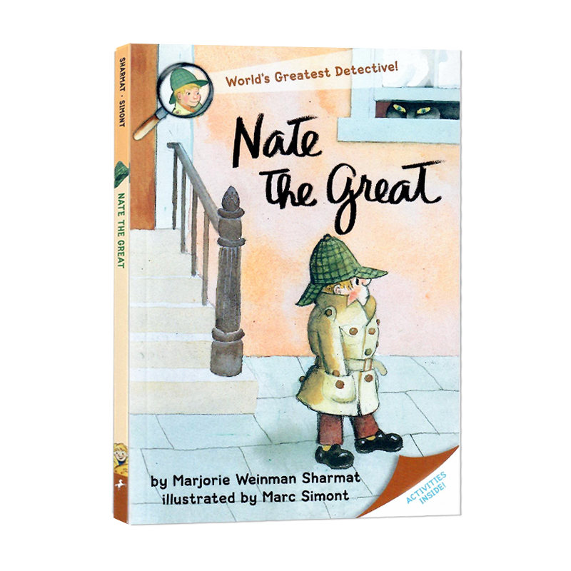 小侦探内特 Nate The Great 英语儿童章节桥梁书 儿童侦探小说读物 汪培珽书单 原版进口7~12岁儿童读物 Marjorie Weinman Sharmat - 图2