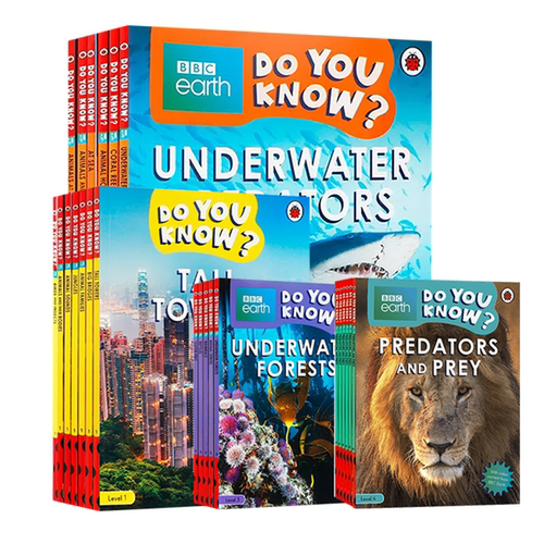 点读版BBC Do You Know科普分级阅读绘本 科普百科分级阅读1 2 3 4级英文原版剑桥少儿英语KET刷分神器自然科普百科英语分级阅读书 - 图3