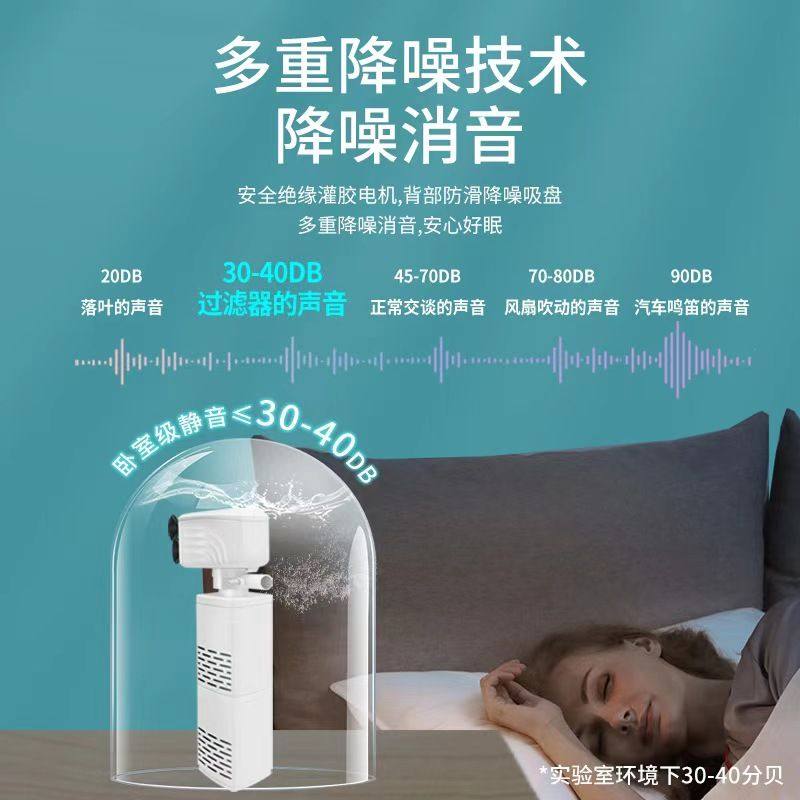 鱼缸打氧过滤一体机鱼缸过滤器过滤循环水泵制氧一体机净水三合一,淘宝优惠券,粉丝福利购,淘宝优惠卷