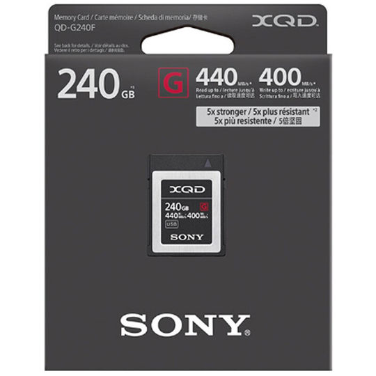 Sony 240G XQD memory card 440M/s for FS7 professional camera Nikon D850 SLR camera