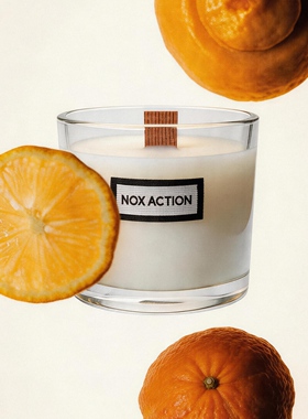 NOXACTION白噪音系列蜡烛橙茶