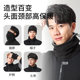 李宁骑行保暖围脖套男面巾户外骑车秋冬季加绒加厚护颈防风围巾女