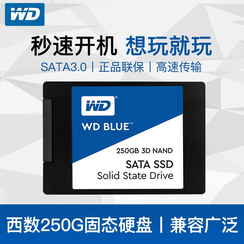WD/ SA510 2.5 -inch solid state hard disk 250G SATA 3 настольные заметки твердотельный диск
