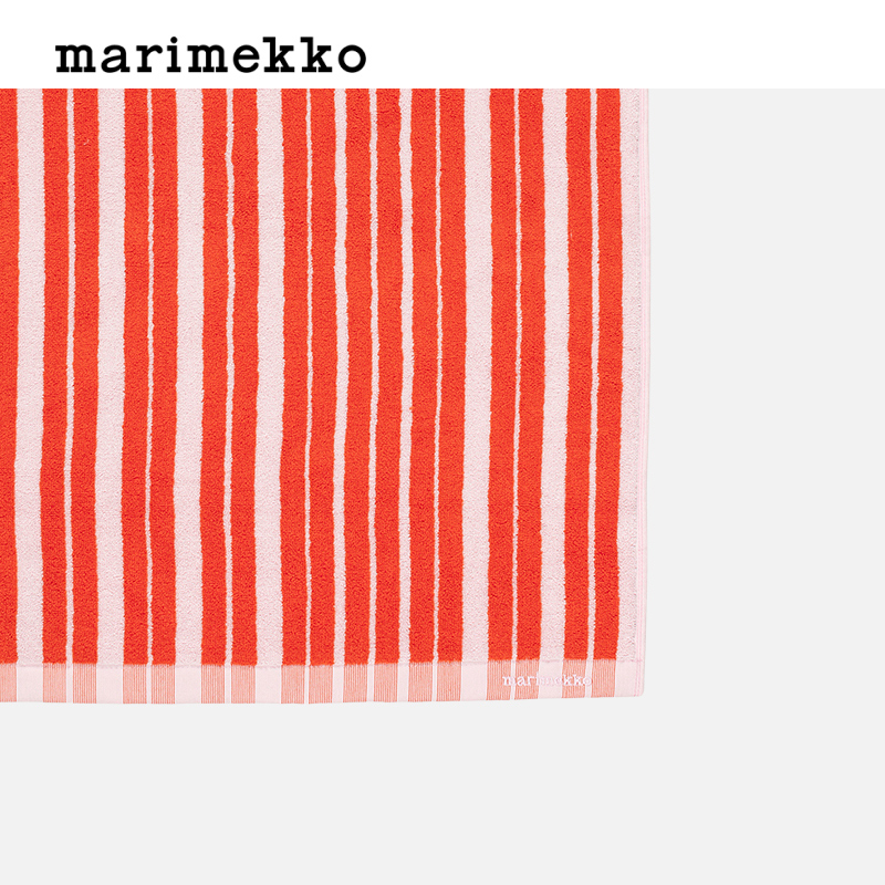 Marimekko早秋Raide图案印花棉质毛巾手巾 - 图2