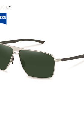 偏光太阳镜男士开车眼镜女大脸加宽ZEISS蔡司镜片渐变配近视墨镜