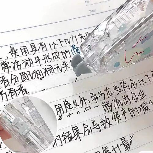 限定款日本Tombow蜻蜓MONO静音修正带Air5款透明1+2套装可爱涂改带学生用可换替芯大容量实惠装10m改正带文具 - 图1