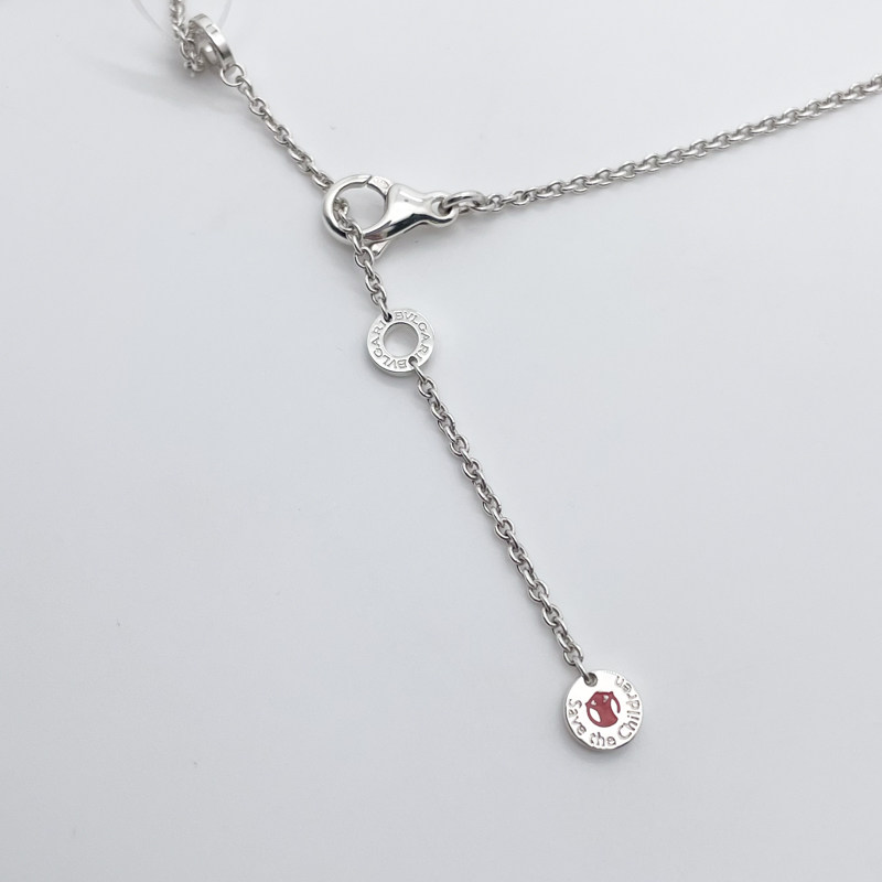 【自营】中古99新宝格丽慈善款系列925银陶瓷吊坠项链男女款项链,淘宝优惠券,粉丝福利购,淘宝优惠卷
