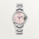Second-hand unused Cartier Blue Balloon series women's watch automatic mechanical watch pink dial fashion
