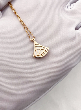 【自营】中古99新宝格丽Divas’ Dream系列项链小扇子贝母项链