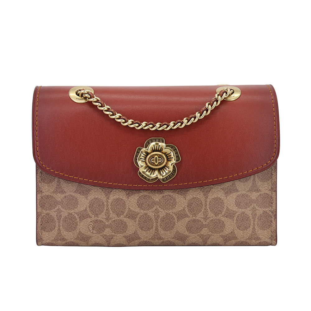 【直营】coach山茶花parker链条包 天猫国际时尚直营女士包袋