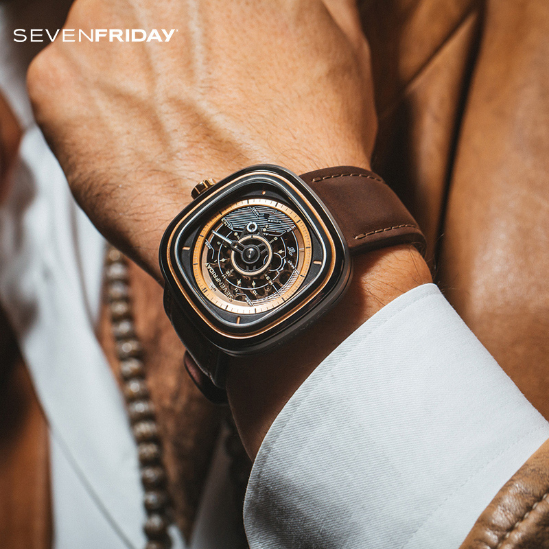 【直营】正品Sevenfriday七个星期五手表自动机械男腕表瑞士T2/02