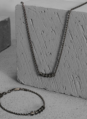 直营阿玛尼小蛮腰男士项链