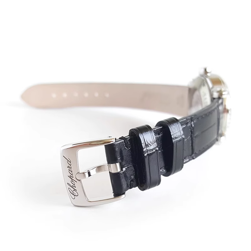 【自营】中古98新Chopard萧邦快乐钻系列女表白盘镶钻瑞士手表女 - 图3