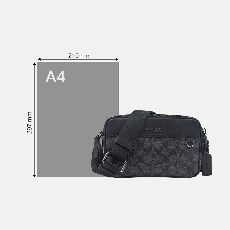 【自营】coach /蔻驰小号男士斜挎包 天猫国际自营时尚范男士包袋