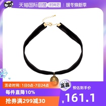 (self-employed) OSEWAYA necklace female kitty oval pendant lock bone chain choker temperament neck chain