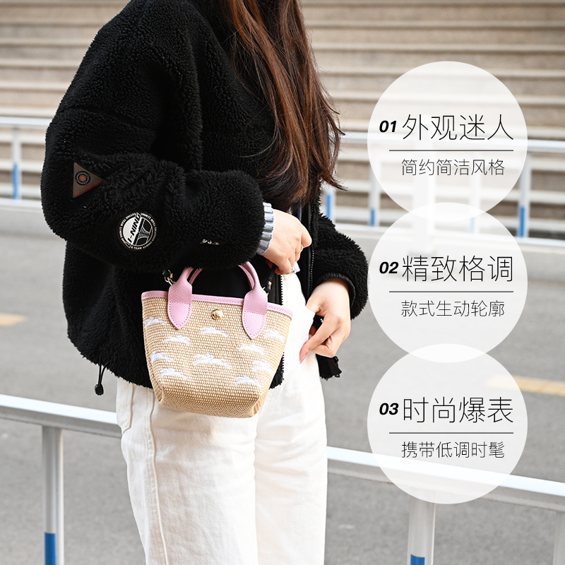 【自营】LONGCHAMP/珑骧LE PANIER PLIAGE XS 手提包10206HCF - 图0