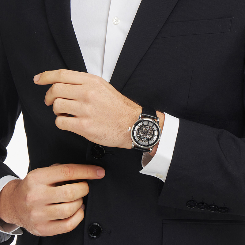 Armani Black Warrior business mechanical men's watch