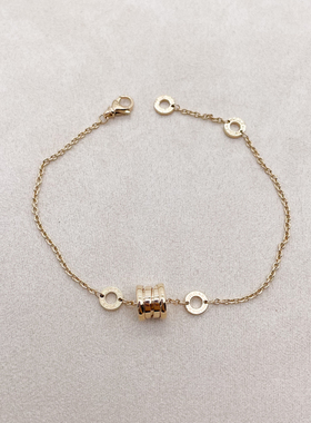 【自营】中古99新宝格丽B.zero1系列手链黄金小蛮腰手链百搭饰品