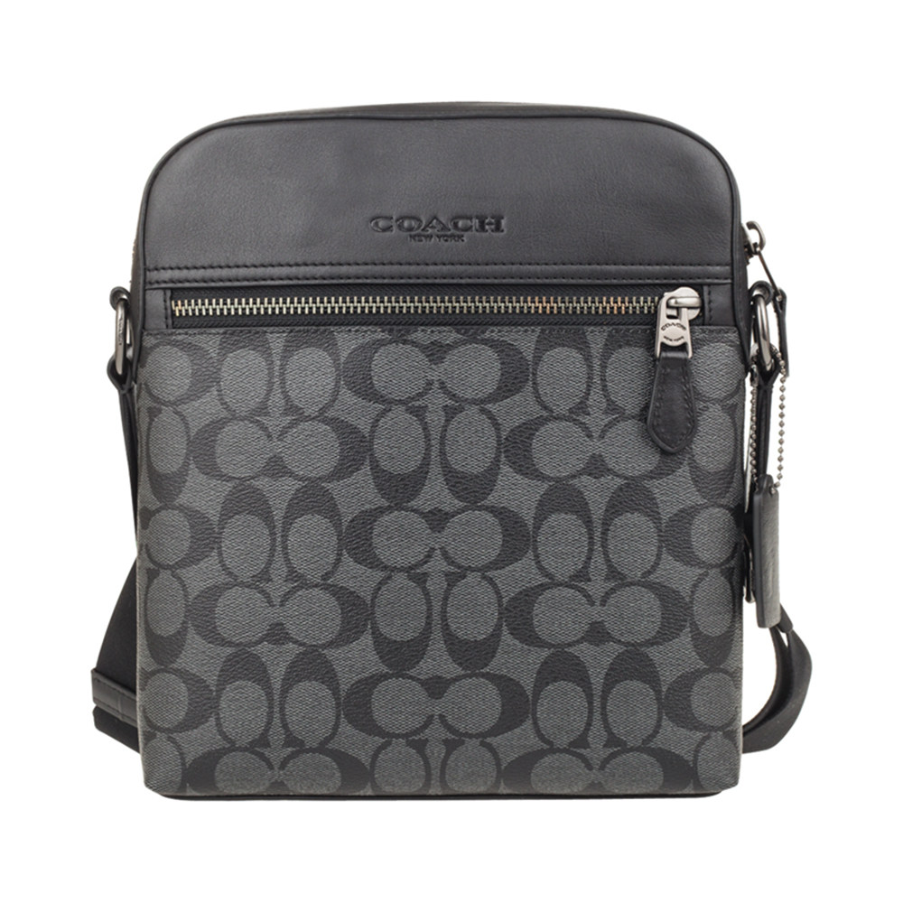 【直营】coach斜挎手提男商务公文包 天猫国际时尚直营男士包袋