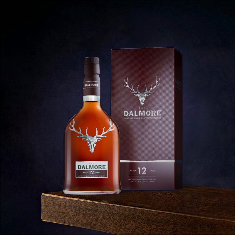 【自营】DALMORE大摩12年苏格兰单一麦芽威士忌 进口洋酒中秋送礼 - 图2