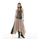 SINGLE MOMENT 26SS French retro simple slub halter neck slim sleeveless vest top for women