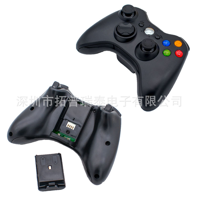 厂家2.4G无线 XBOX360手柄带接收器PC电脑笔记本PS3通用游戏手柄-图2