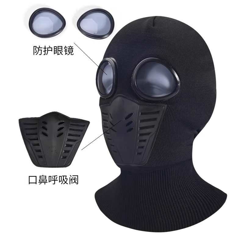 骑行摩托头盔内头套面罩秋冬机车全盔防风套头帽防寒全脸保暖绑匪,淘宝优惠券,粉丝福利购,淘宝优惠卷